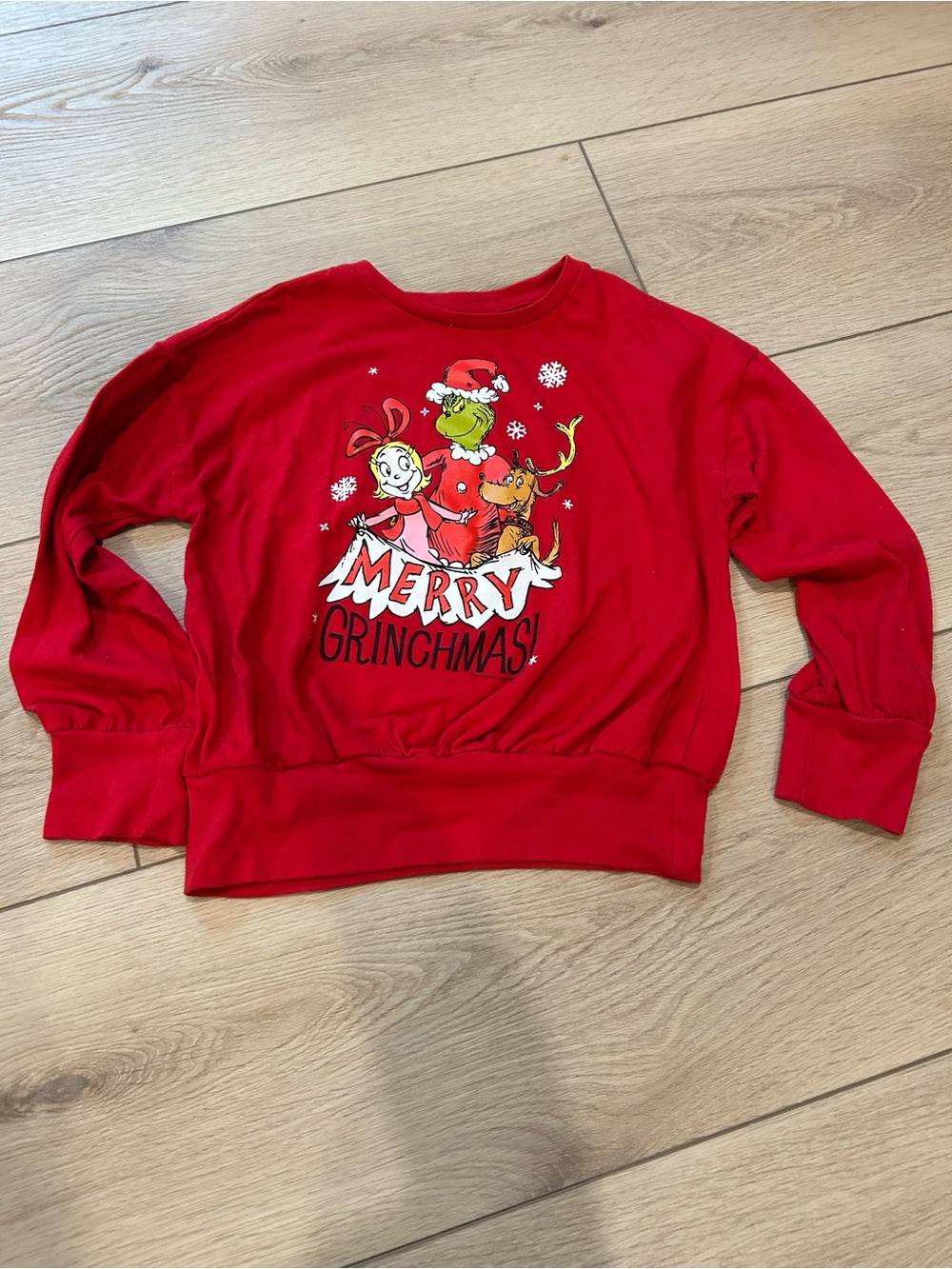 Merry Grinchmas! Red Kids Holiday shirt